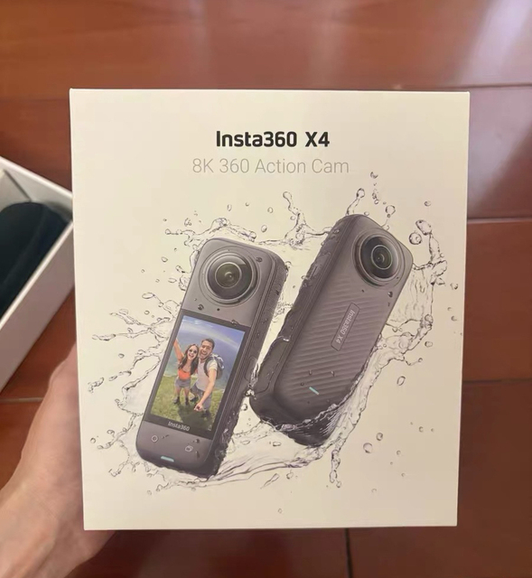 Original for Insta360 X4 Standard/Creator Bundle 2 Cameras in 1 Wide-angle Action Cam with Single-Lens Mode up to 4K60fps
