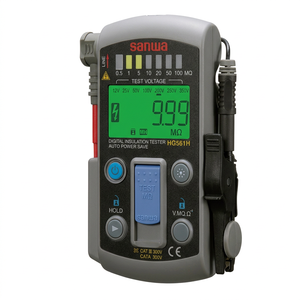 Testeur de résistance d'isolement numérique LCD Sanwa MG5000 500V 0,01m à 2000G avec économie d'énergie automatique - Product Image 1