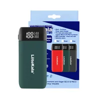 LiitoKala Lii-MP2 21700 chargeur de batterie 18650 batterie externe QC3.0 charge rapide type-c entrée USB chargeur 20700 LCD chargeur de batterie