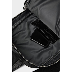 Borsa a tracolla personalizzata nera in pelle vegana a tracolla borsa da <span class=keywords><strong>uomo</strong></span> a tracolla - Product Image 3