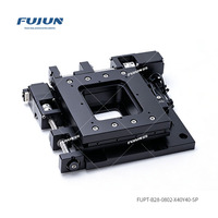 FUPT-B28-0802-X40Y40-SP Plateau de translation électrique à axe XY de 40 mm, réglable, haute précision, avec guide linéaire pour console