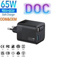 Cargador de Laptop Tommox 65W con Cable Retráctil USB-C, Adaptador Tipo C de Carga Rápida para iPhone 17 y Macbook