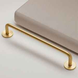 Long Handle Modern Minimalist Light Luxury Brass Furniture Handle and <b>Knob</b> Durable Vintage Gold Finish <b>Dresser</b> Usage - Product Image 5