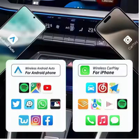 Adaptateur sans fil USB de type C 2 en 1 pour CarPlay Android Auto, adaptateur musical USB, dongle portable pour CarPlay filaire pour voiture, iPhone Apple