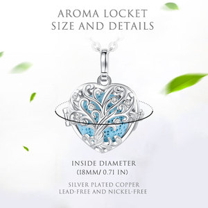 Pendentif en forme de cœur, huile essentielle en pierre de lave, aiguisoir en boule, clochette d'ange, appel harmonie <span class=keywords><strong>Bola</strong></span> - Product Image 6