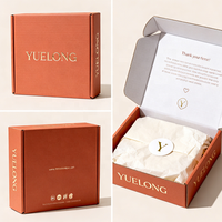 Boîte d'emballage en carton ondulé personnalisée pour l'expédition, boîte cadeau artisanale pour l'expédition