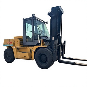Venta de Montacargas Diésel TCM de 16, 15 y 13 Toneladas a Bajo Precio, con Mástil de Tres Etapas, Desplazador Lateral Hidráulico, Hecho en Japón, Usado - Product Image 1