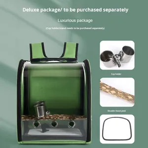 Trực Tiếp Từ Nhà Sản Xuất Xách Tay Lồng Chim Ba Lô Với Mô Hình Rắn Dây Kéo Đóng Cửa Vật Nuôi Tàu Sân Bay Cho Vẹt Ngoài Trời - Product Image 2