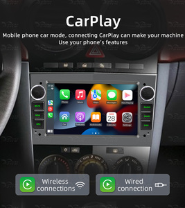 BQCC Schermo Auto Android 7 Pollici con Carplay per <span class=keywords><strong>Opel</strong></span> Astra H J Vectra Vauxhall Antara Zafira Corsa C D Vivaro <span class=keywords><strong>Meriva</strong></span> - Product Image 5