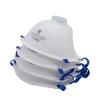 Masque FFP1 à vente directe - Respirateur jetable EN149 Anti-poussière 3 couches en tissu non tissé Valve d'expiration Modèle P811V