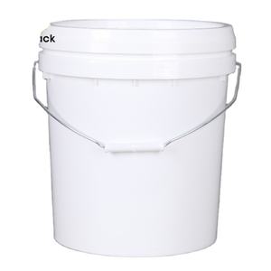 Cubo de plástico transparente Innopack blanco 15L grado alimenticio con tapa de sellado resistencia a la oxidación y antiestático a la venta - Product Image 1