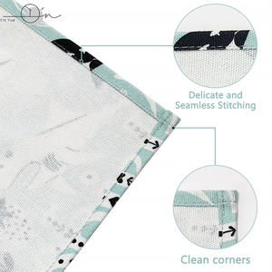 Delantal de Cocina de Algodón Slub Personalizado OEM con Impresión Digital Reactiva, MOQ Bajo, Directo de Fábrica, Plazo de Entrega Corto - Product Image 3