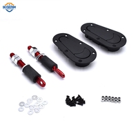 Verrou de capot de voiture en plastique ABS, kit universel de verrouillage de capot