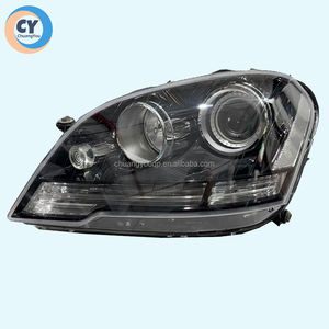 Pour <span class=keywords><strong>mercedes</strong></span>-benz M-CLASS <span class=keywords><strong>ML</strong></span> W164 lentille de phare 2009 2010 2011 phare d'origine ML350 ML500 550 AMG ML63 ML53 lumière de couleur foncée - Product Image 1