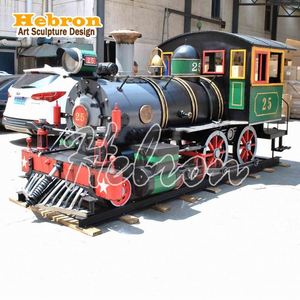 ของตกแต่งรถไฟโบราณรุ่นปี 2026 งานฝีมือเหล็กดัดน่ารักสไตล์เรโทร โมเดลรถไฟไอน้ำเหมาเจ๋อตง ของตกแต่งรถไฟสวยงาม ของขวัญ - Product Image 4