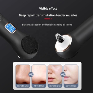 Brosse nettoyante visage 2 en 1, exfoliante, anti-points noirs, aspiration, nettoyage en profondeur des pores, brosse de lavage du visage, brosse nettoyante faciale imperméable - Product Image 6