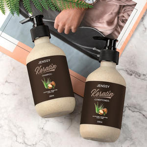 Shampooing et après-shampooing à l'huile d'argan sans sulfate à la biotine nourrissante biologique naturelle de marque privée végétalienne personnalisée contre la perte de cheveux - Product Image 1