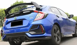 ชุดแต่งปีกหลังรถยนต์ สปอยเลอร์หลัง สำหรับ Honda Civic 2016 2017 2018 2019 2020 รุ่นที่ 10 FK7 Hatchback อะไหล่แต่ง - Product Image 5