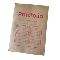 Bolsa de Papel Kraft Grueso Personalizada al por Mayor, Autoadhesiva, Tamaño A4, para Documentos de Oficina