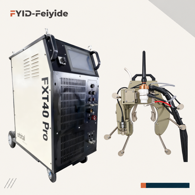 FXT40 Pro K76 K114 Orbital TIG Welding System For Carbon Steel Pipeline Welding With Siemens PLC Control And Wire Feeding