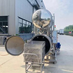 Máquina de Procesamiento de Alta Presión de <span class=keywords><strong>Vapor</strong></span> de Agua (HPP), <span class=keywords><strong>Autoclave</strong></span> Automática Horizontal para Frascos de Vidrio, Uso en Laboratorio, Acero Inoxidable - Product Image 4