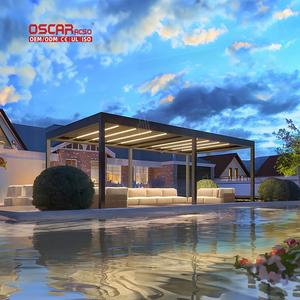 Gran <span class=keywords><strong>impermeable</strong></span> al aire libre jardín Patio trasero al aire libre sombra estructura Pergula Gazebo alternativa pérgola - Product Image 3