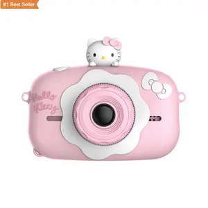 hallo kitty spielzeug kamera Suppliers-Hot Sales Mini Digital kamera Spielzeug für Kinder 1080p HD Cute Hello Kitty Geschenk 2,0 Zoll Kinder Selfie Kamera
