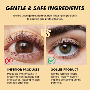 Kit de lifting et teinture des sourcils et des <span class=keywords><strong>cils</strong></span> Gollee 2-en-1 - DIY à domicile et en salon - Kératine liquide sans odeur - Semi-permanent - Product Image 3