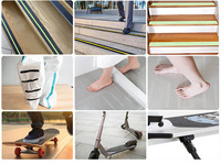 Solvant colle couleur grise Fabricants Escaliers Sécurité PVC poignée forte adhésif Ruban antidérapant