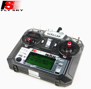 FLYSKY FS <span class=keywords><strong>I6</strong></span> 2,4G 6ch transmisor receptor sistema pantalla LCD Material metálico helicóptero RC multicóptero UAV FPV Drones Accesorios - Product Image 3
