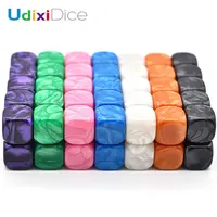 Udixi - Acrylic Plastic Blank Dice Cube for Board Games