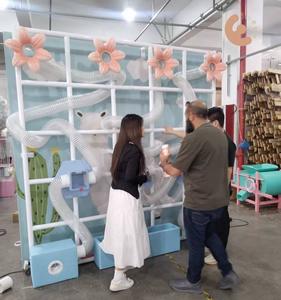 Eibele - Juego de Parque <span class=keywords><strong>Infantil</strong></span> Interior Interactivo de Plástico Resistente, Museo de Ciencias para Niños, Marco de Juego de Viento, Lanzador de Pañuelos para Niños - Product Image 4