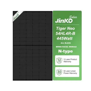 Jinko PV PV GÜNEŞ PANELI 440W 445 Watt 450Watt 455W 440Watt TigerNeo N tipi güneş panelleri güneş sistemleri için