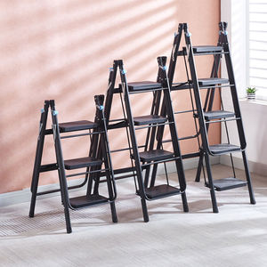 رف تجفيف قابل للطي من سانيبرو، محمول للاستخدام المنزلي والمطبخ والمستودعات والسوبر ماركت، سلم بأربع درجات وحامل ملابس داخلي - Product Image 6