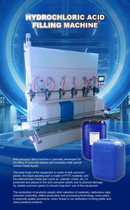 Machine de remplissage entièrement automatique pour liquides corrosifs, nettoyant WC à l'<span class=keywords><strong>acide</strong></span> <span class=keywords><strong>chlorhydrique</strong></span> puissant et eau de Javel, anti-corrosion - Product Image 2