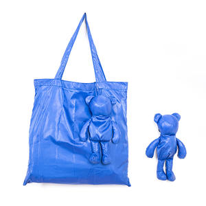 Prix usine dessin animé Animal sac de rangement pliant sac fourre-tout promotionnel dans la conception d'ours sac à provisions de voyage Promotion <span class=keywords><strong>en</strong></span> gros - Product Image 1