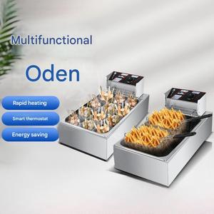 <span class=keywords><strong>Friteuse</strong></span> Électrique Commerciale 12L à <span class=keywords><strong>Cuve</strong></span> Unique, Conception Étendue, avec Deux Paniers pour Poulet et Oden - Product Image 4