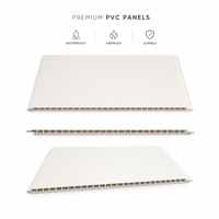 Pelapis Dinding PVC Modern Tahan Lama, Anti Air, Anti Api, Berbentuk Alur untuk Dekorasi Interior Kamar Tidur dan Kamar Mandi Villa