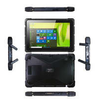 Tablet PC Industri Tangguh 10.1 Inci Windows 10 Intel Celeron 8GB 128GB Tahan Air Tahan Guncangan 4G WiFi Untuk Penggunaan Profesional