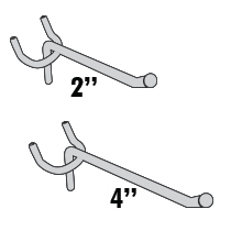Hookei Customized Size Grid Metal Clothes Hanging <b>Wall</b> Wire Pegboard <b>Hooks</b> Slatwall Display <b>Hook</b> - Product Image 6