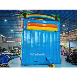 Toboggan aquatique gonflable géant tropical commercial arc-en-ciel <span class=keywords><strong>pour</strong></span> la <span class=keywords><strong>location</strong></span> événementielle et le plaisir aquatique en extérieur - Product Image 5