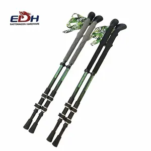 Outdoor Lightweight Telescopic Hiking Stick Oem Custom Trekking Stick Carbon Fiber Stick Walking