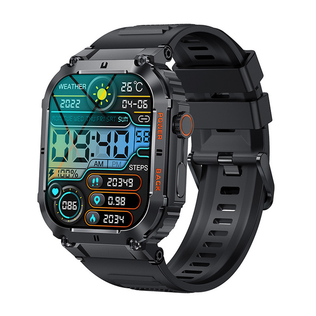 High Quality Fashion Pedometer TFT Display 1.96 Inch Health Fitness tracker Montres Intelligentes Android Compatible