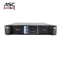 ASCSONIC AT14000 Amplificateur de puissance audio professionnel à commutation 2 canaux 4 ohms en métal 1000W 20Hz-20KHz