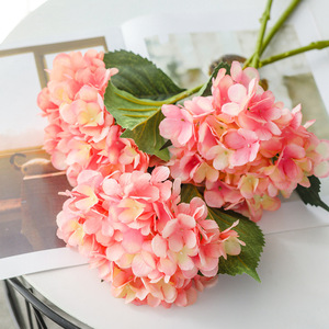 Fleurs d'hortensia artificielles en soie West Lake Butterfly, 50 cm, pour décoration intérieure et arche de mariage - Product Image 1