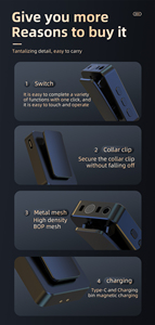 4 trong 1 Lavalier Microphone 4 kênh micro không dây - Product Image 6