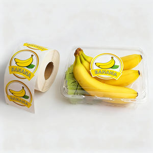 Pegatinas de palabras en inglés de vegetales de dibujos animados de fábrica, etiqueta de embalaje personalizada, pegatina de diarios para bolsa, libro, Rollo decorativo, pegatina - Product Image 1