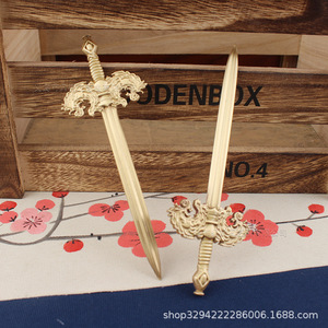 Modèle d'arme du comte Sagesse Épée, inspiré de la série Fengyun Xiongba <span class=keywords><strong>Tianxia</strong></span>, décoré de la fine épée inégalée de Bu Jingyun. - Product Image 4