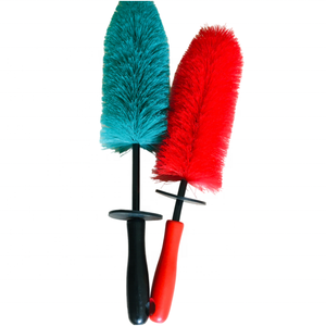 DIY Auto-Felgenbürsten mit 2 Durchmessern, Nylon-/Mikrofaserborsten, OEM anpassbar, PP-Schaft, Felgenreinigung für Autos - Product Image 4