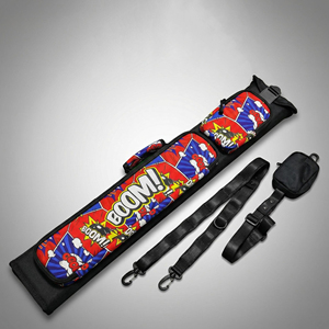 Custom Hand‑Made Pool Cue Case, 1/2 Big‑Head 9‑Ball Cue Bag, Large Capacity Portable Billiards Cue Storage Holder - Product Image 3